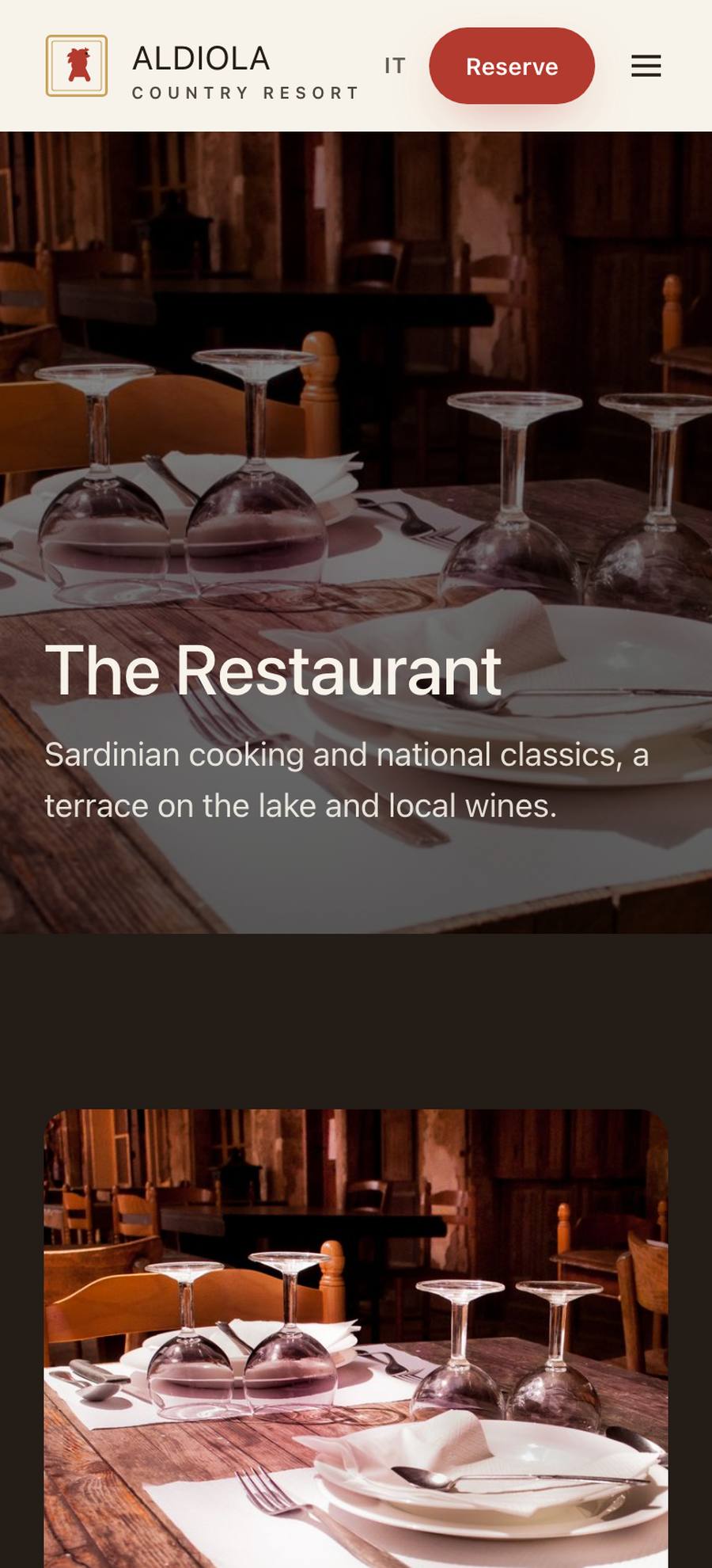 Aldiola Country Resort — Restaurant (mobile), rebuilt