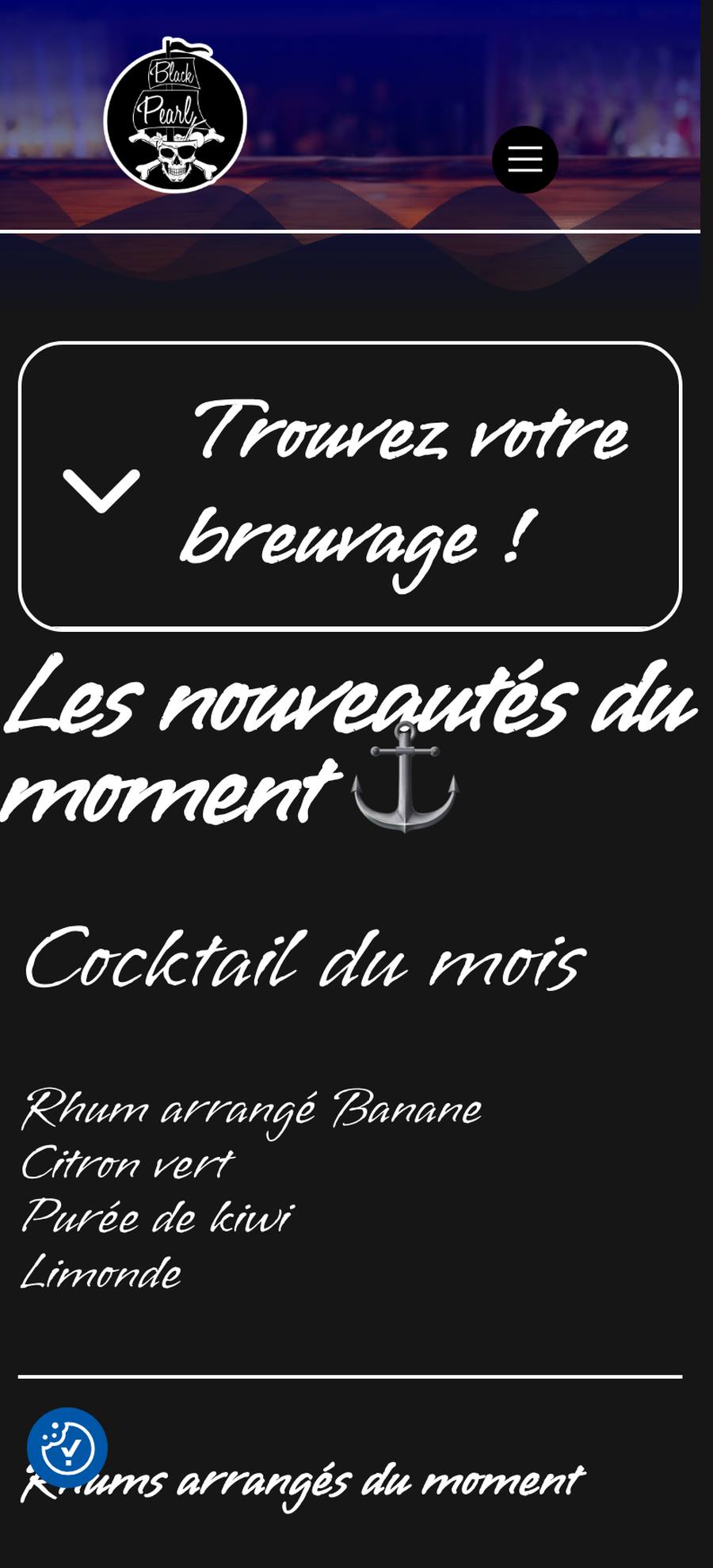 Le Black Pearl — Carte 2 (mobile), original