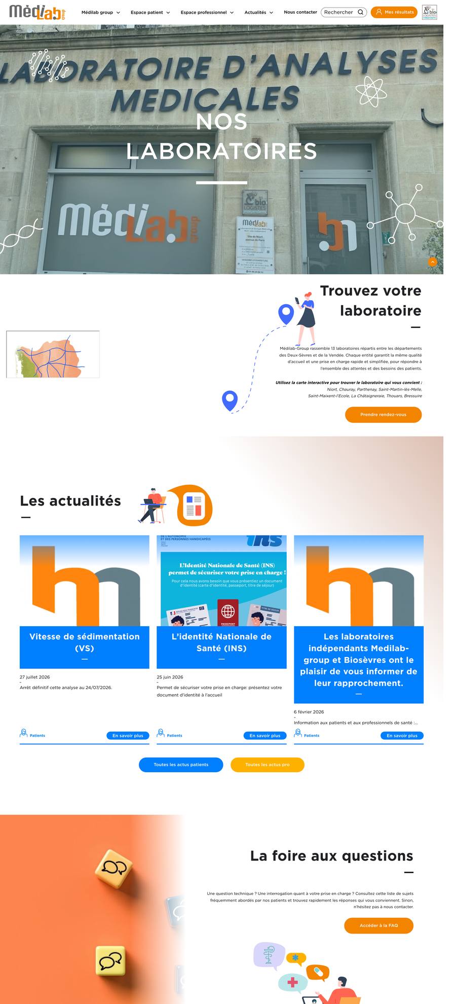 Médilab Group — Laboratoires (desktop), original