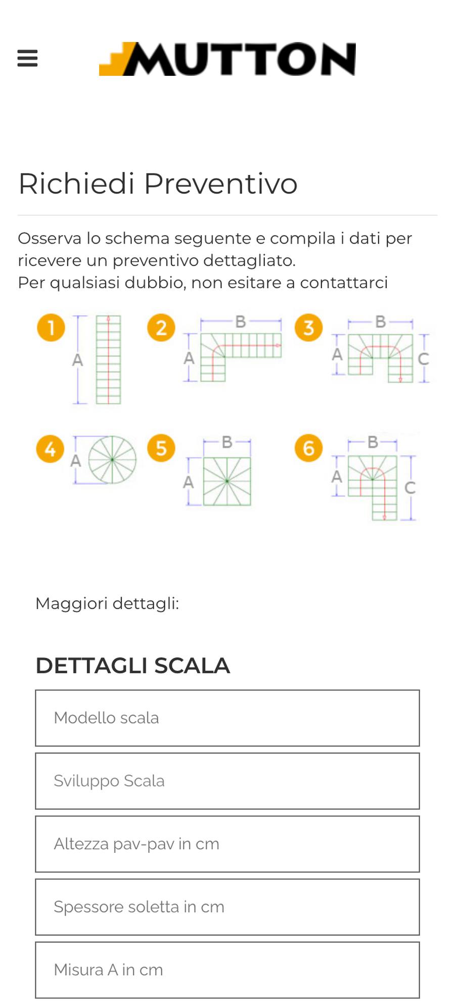 Mutton della Scala — Preventivo (mobile), original