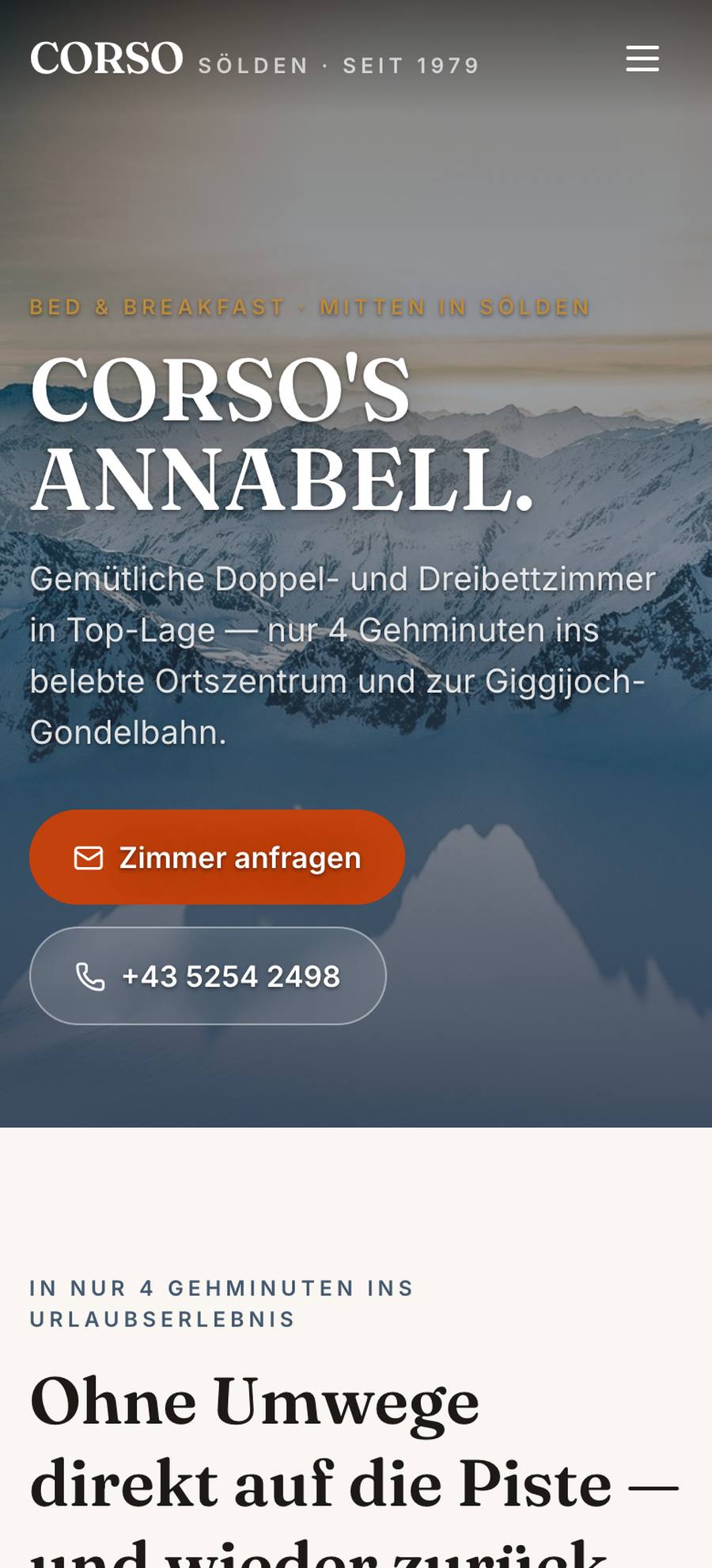 CORSO Sölden — Annabell (mobile), rebuilt