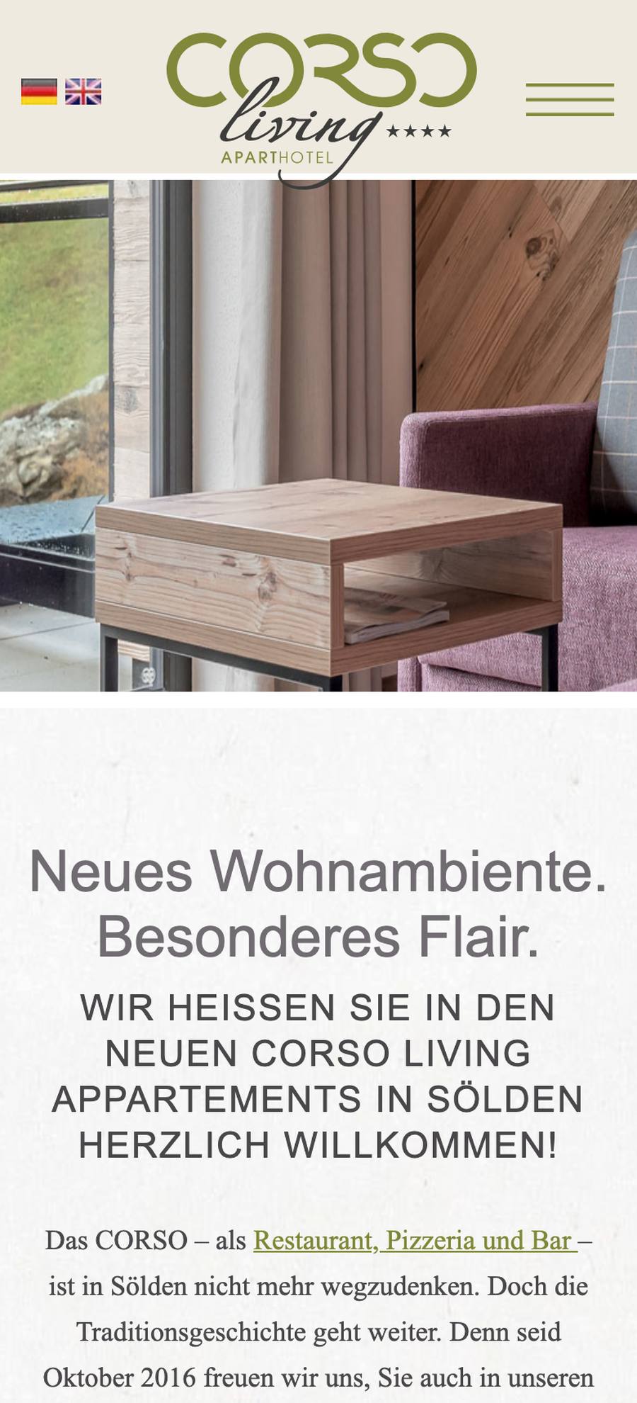 CORSO Sölden — Living (mobile), original