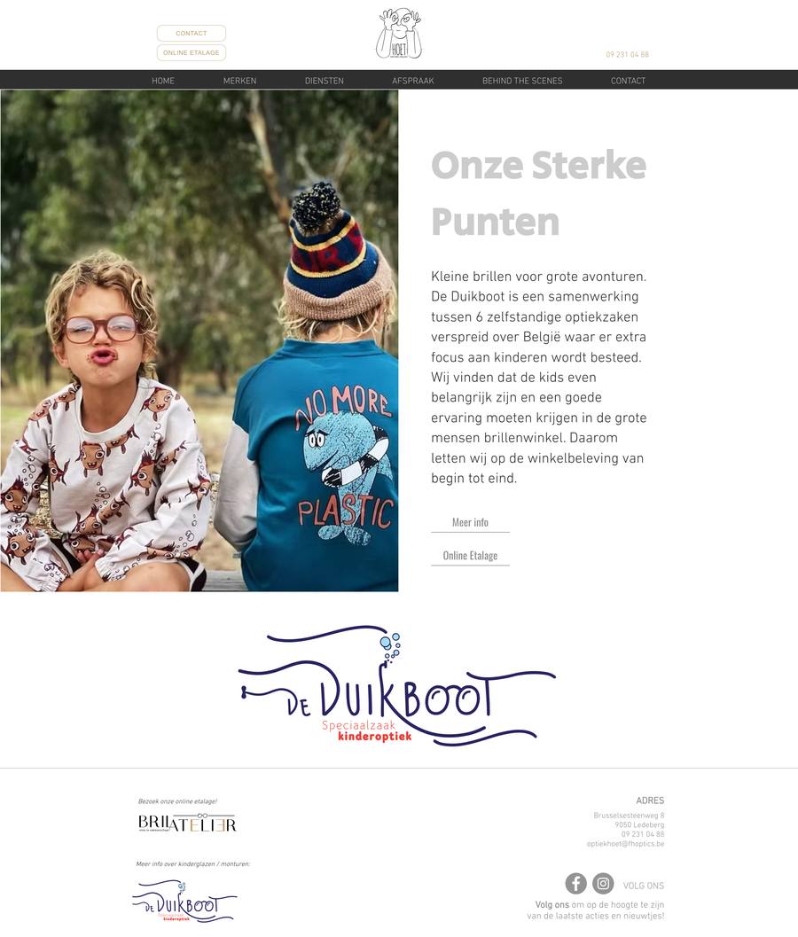 Optiek Hoet — Kids (desktop), original
